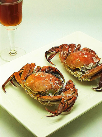 Salt-baked Hairy Crabs recipe