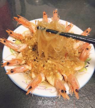 Steamed Shrimp with Garlic Vermicelli recipe