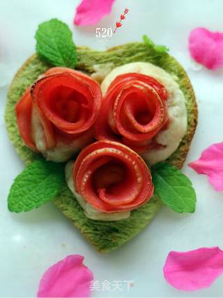 #the 4th Baking Contest and is Love to Eat Festival#toast Rose recipe