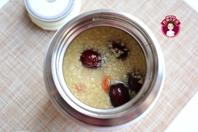 Braised Tin of Red Dates and Wolfberry Millet Porridge recipe