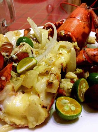 Baked Lobster with Cream Cheese