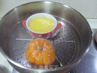 Pumpkin Sea Cucumber Custard recipe