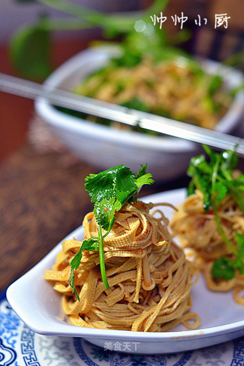 Cold Dishes Mix and Match [enoki Mushroom and Bean Curd] recipe