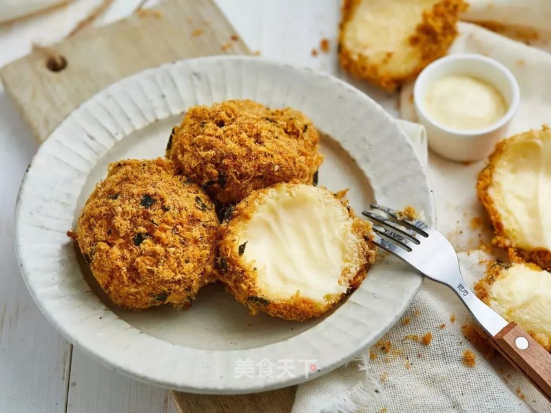 Seaweed Pork Floss Shellfish recipe