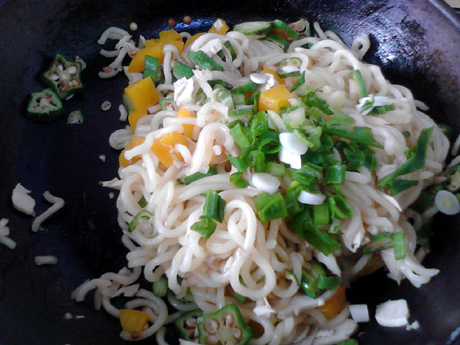 Instant Noodles in Egg Wraps recipe
