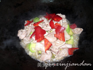 Stir-fried Pork Root with Yunnan Melon recipe