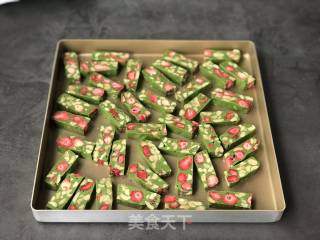 Matcha Strawberry Nougat recipe