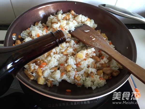 Potato Chicken Fried Rice recipe