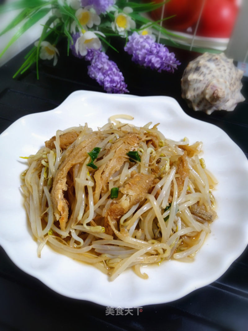 #trust之美# Fried Bean Sprouts with Anchovies