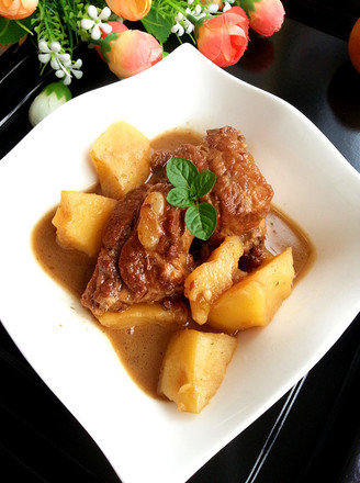 Stewed Pork Ribs with Potatoes recipe
