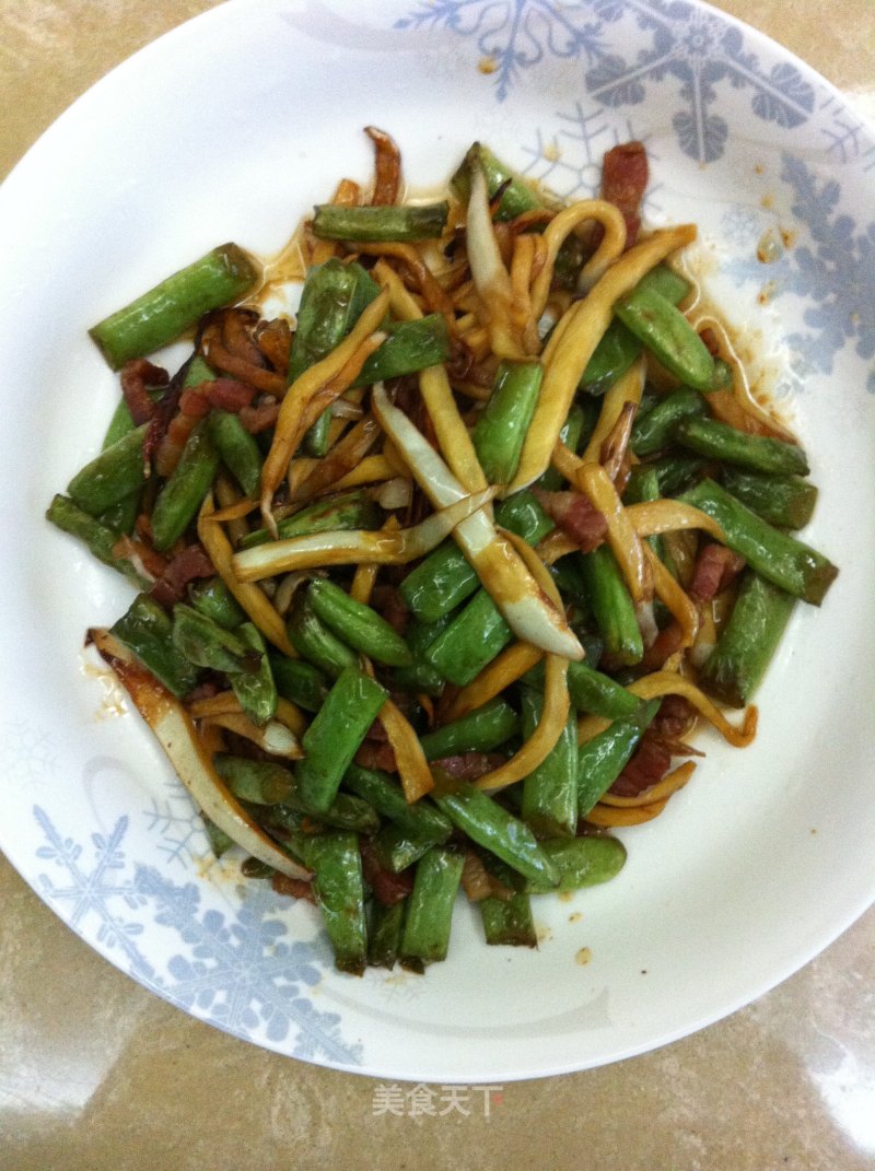 String Beans and White Bacon recipe