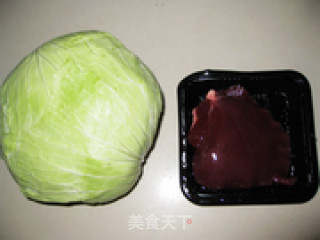 Cabbage and Liver Slices recipe
