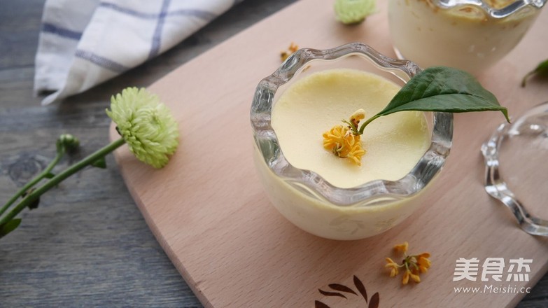 Osmanthus Cheese Pudding recipe