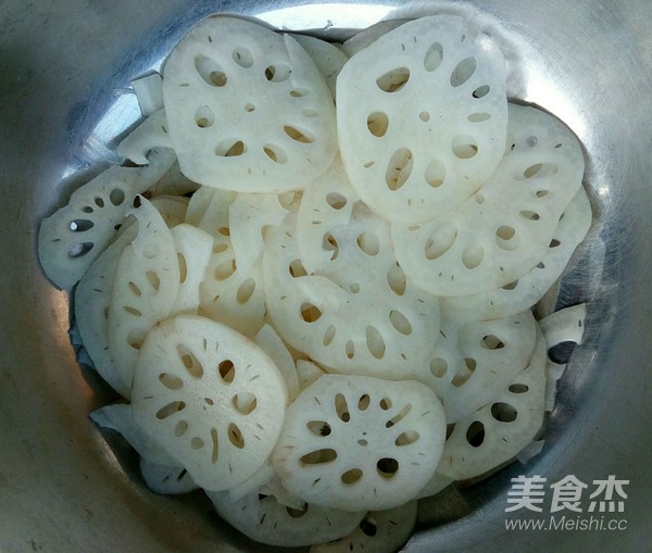 Vegetarian Fried Yuba Lotus Root Slices recipe