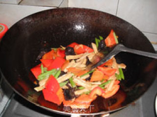 Daily Intake of Vegetables of Many Colors-colorful Firecrackers with Oyster Sauce recipe