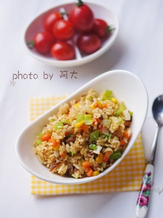 Beef Corn Fried Rice recipe