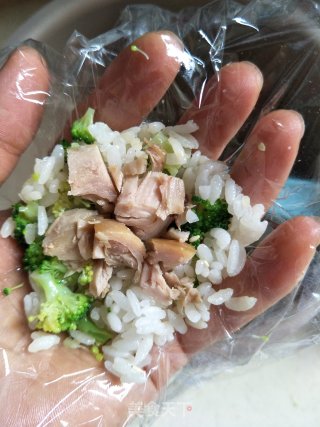 Broccoli Chicken Rice Ball recipe