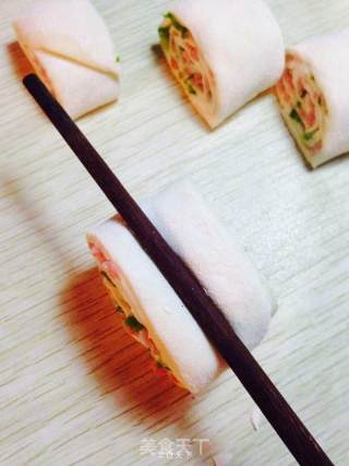 Mini Scallion Ham Hanami recipe