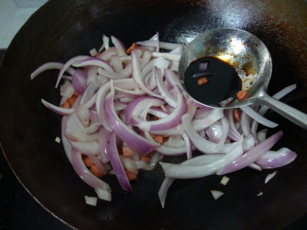 Fried Rice with Onion recipe