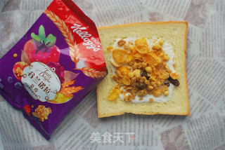 #你的美食自己援#cereal Yogurt Sandwich recipe