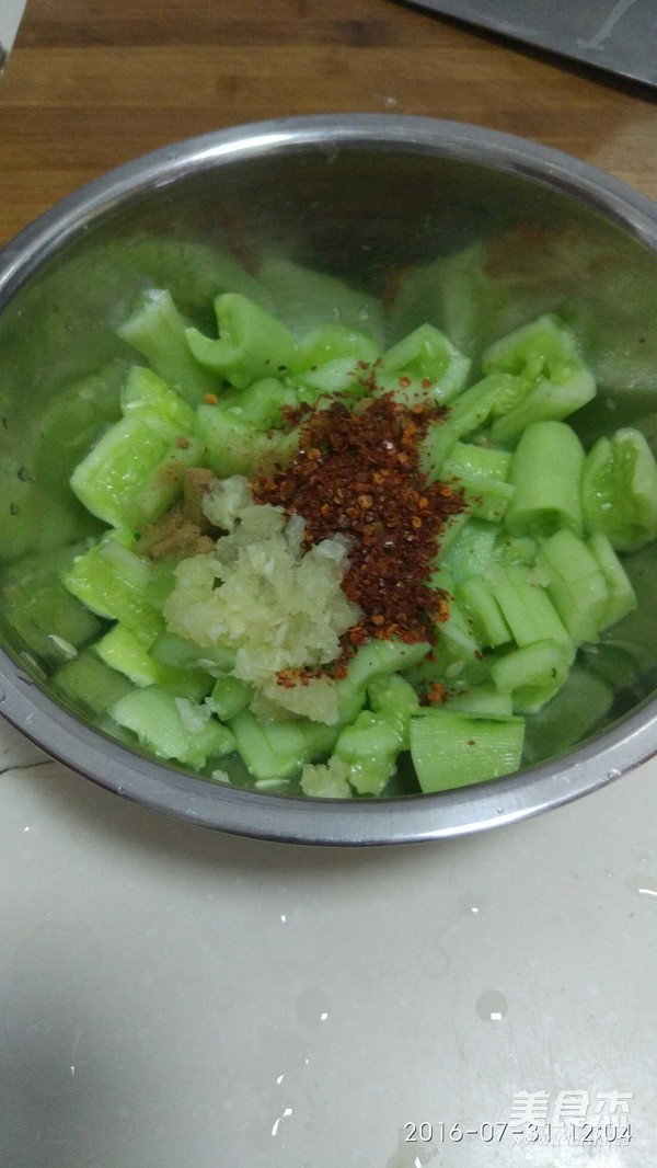 Garlic Cucumber recipe
