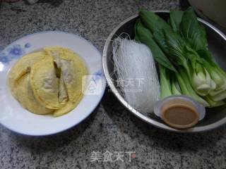 Thick Soup, Vegetable, Egg Dumplings, Vermicelli Soup recipe