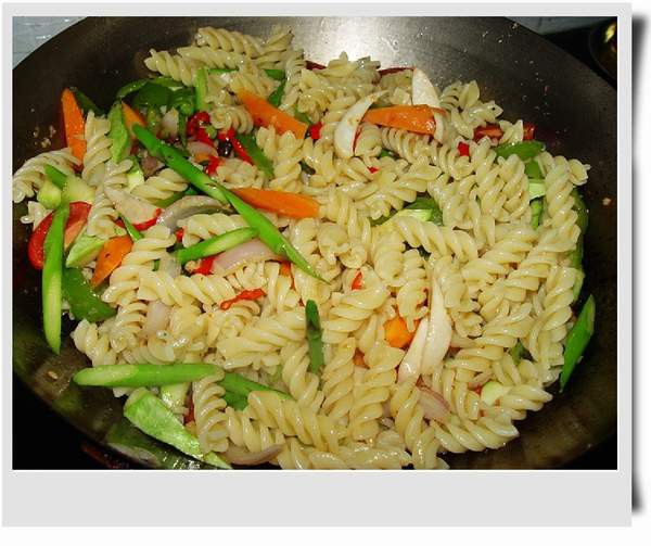 Assorted Vegetable Fusilli recipe