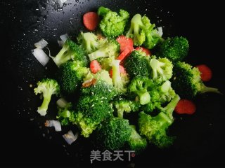 Vegetarian Stir-fried Broccoli recipe