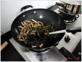 Stir-fried Shredded Pork with Bamboo Shoots and Pickled Vegetables (anhui Cuisine) recipe