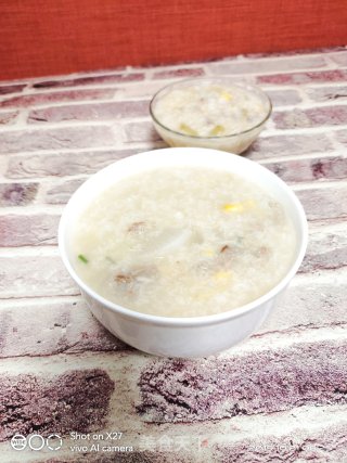 Carrot, Winter Melon, Corn and Lean Pork Congee recipe