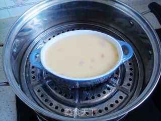 Steamed Egg with Poached Intestine recipe