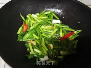 Stir-fried Garlic Moss with Oil Pile recipe
