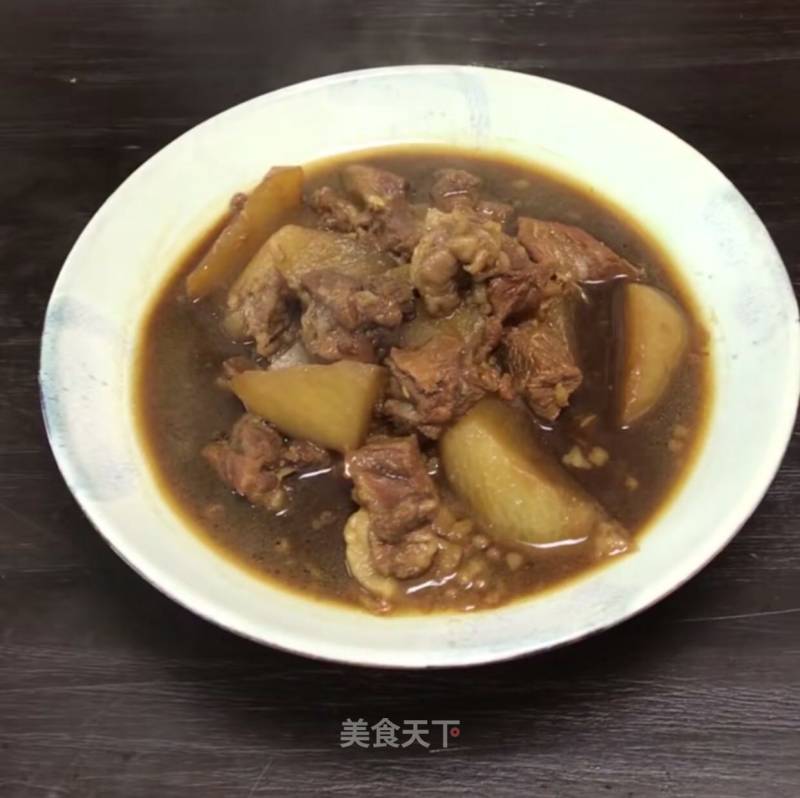 Stewed Beef Brisket with Radish recipe
