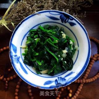 Stir-fried Spinach recipe