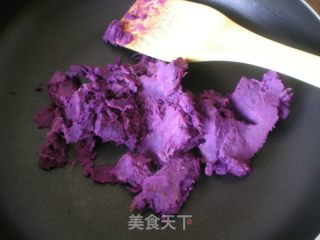 Pure Handmade Dessert Purple Sweet Potato Filling Cold Cake recipe