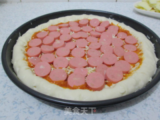 Cheese Sausage Apple Pizza recipe