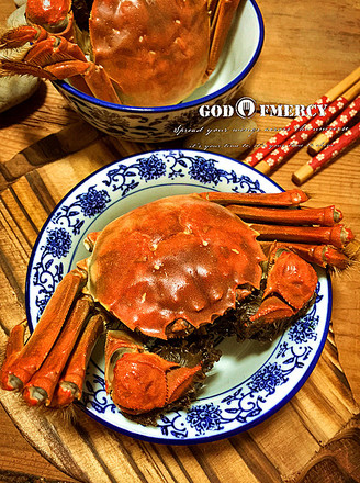 Golden Autumn Delicious Steamed Crab recipe