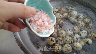 Spiced Tea Quail Eggs recipe