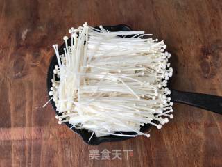 Garlic Roasted Enoki Mushroom ~ The Best Partner for Beer Skewers recipe