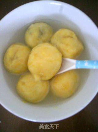 Love Glutinous Rice Food-purple Sweet Potato Dumplings recipe