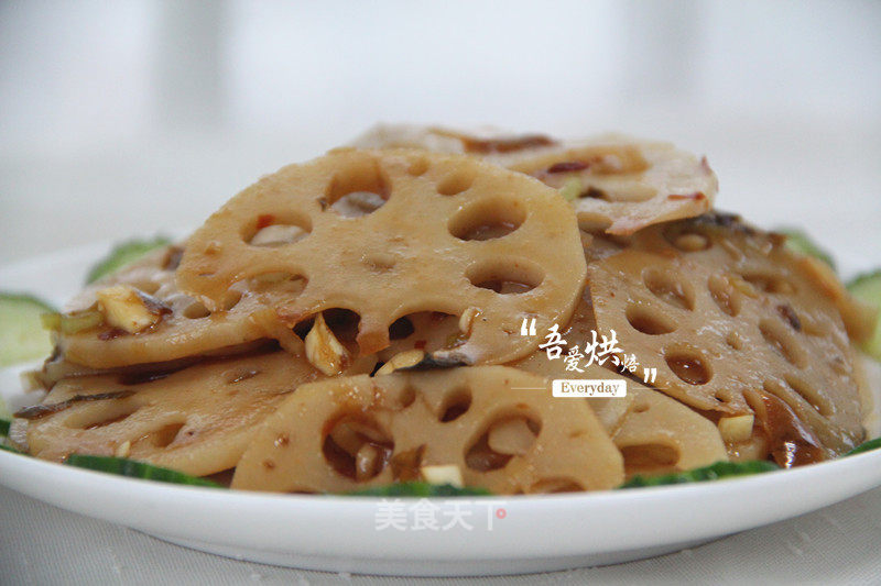 Refreshing and Relieving Greasiness-cold Lotus Root Slices recipe