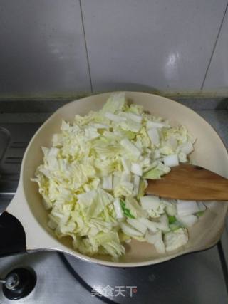 Stir-fried Cabbage Heart with Tofu recipe