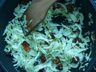 Stir-fried Cabbage with Tempeh recipe