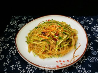 Vermicelli Mixed with Cucumber recipe