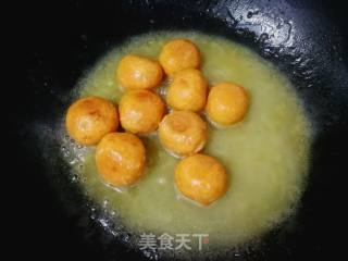 #团圆饭#orange Juice Sweet Potato Balls recipe