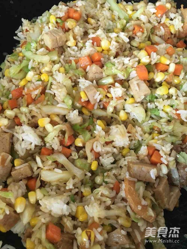 Fried Rice with Ribs recipe