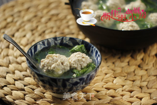 Green Vegetable Tofu Meatball Soup recipe