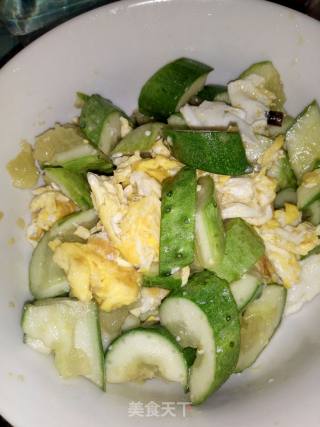 Cucumber with Egg recipe
