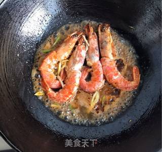 Braised Argentine Red Shrimp in Oil recipe