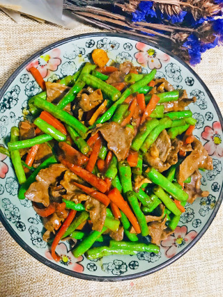 Stir-fried Pork Heart with Beans recipe